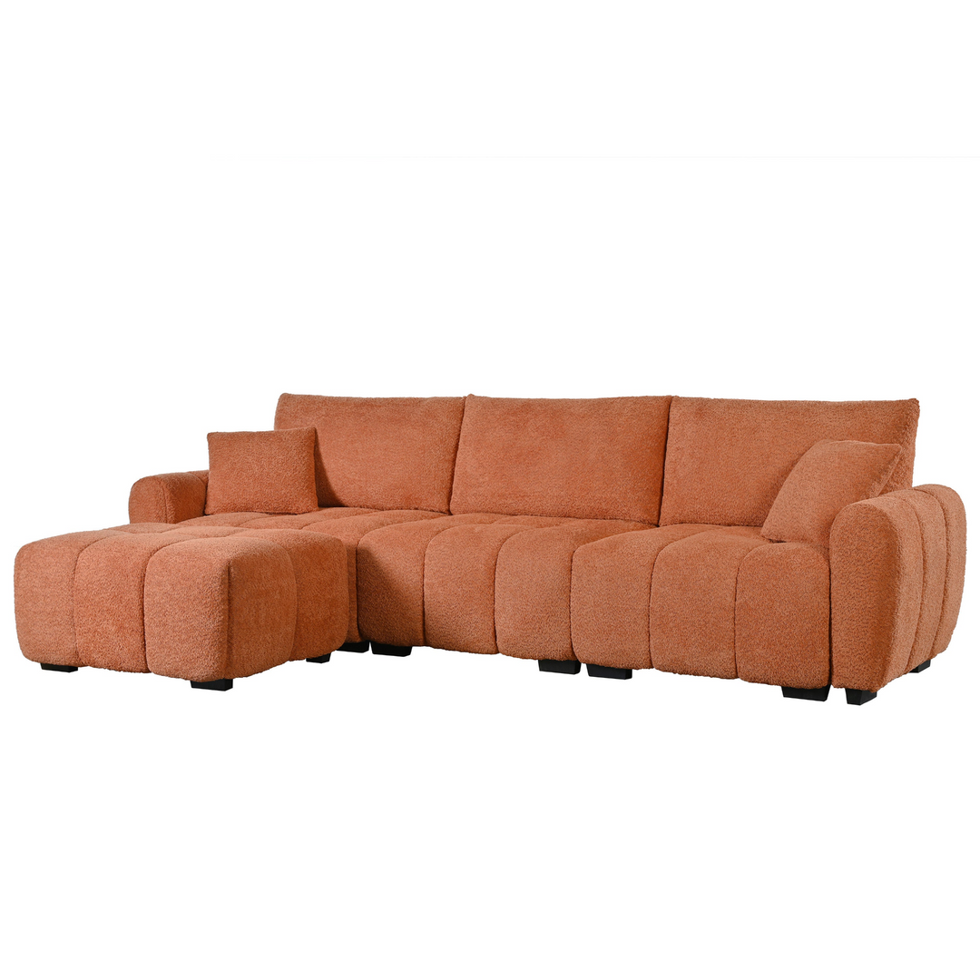 Buy farmhouse furniture Marbella Grande Mediterranean Modular Contemporary Lounge L-shape Sofa Sectional - Modern Cottage Farmhouse Furniture