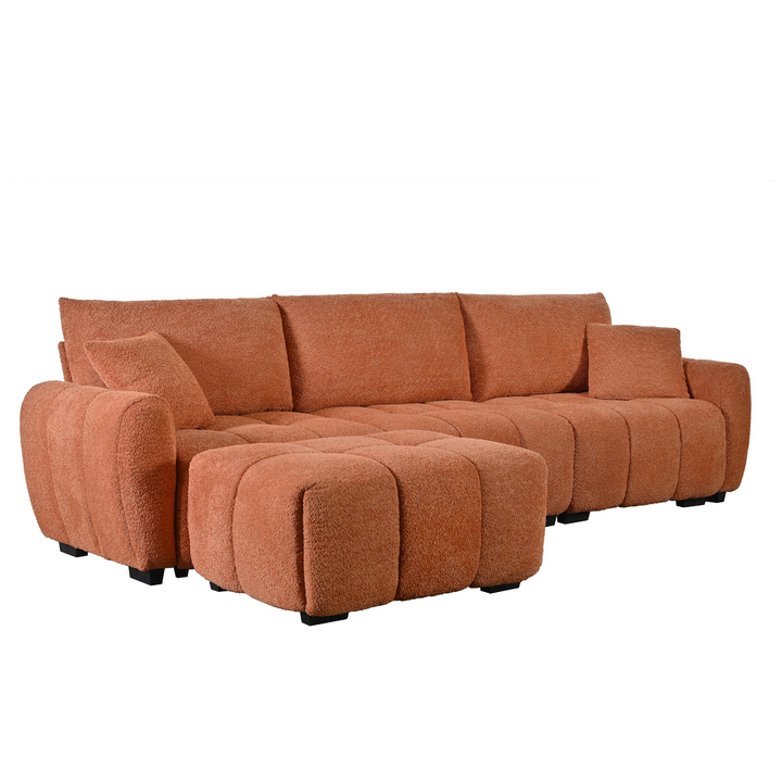 Buy farmhouse furniture Marbella Grande Mediterranean Modular Contemporary Lounge L-shape Sofa Sectional - Modern Cottage Farmhouse Furniture