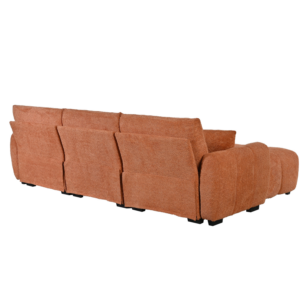 Buy farmhouse furniture Marbella Grande Mediterranean Modular Contemporary Lounge L-shape Sofa Sectional - Modern Cottage Farmhouse Furniture