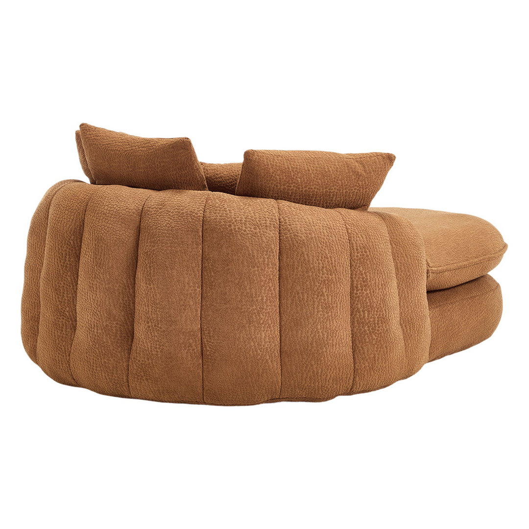 Buy farmhouse furniture Oversized Modern Cottage Farmhouse Oval Upholstered Bean Bag Sofa - Modern Cottage Farmhouse Furniture