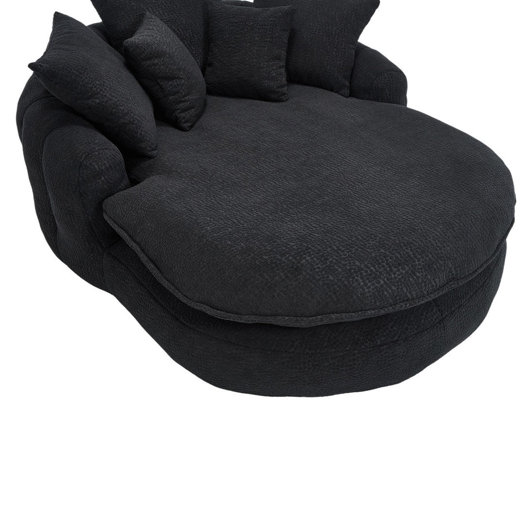 Buy farmhouse furniture Oversized Modern Cottage Farmhouse Oval Upholstered Bean Bag Sofa - Modern Cottage Farmhouse Furniture