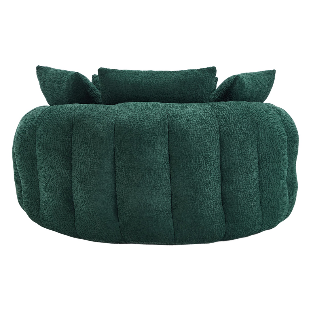 Buy farmhouse furniture Oversized Modern Cottage Farmhouse Oval Upholstered Bean Bag Sofa - Modern Cottage Farmhouse Furniture