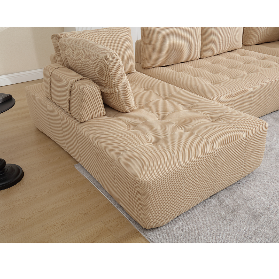 Buy farmhouse furniture The Cielo Modular Combination U-shaped Upholstered Free Combination Sofa - Modern Cottage Farmhouse Furniture