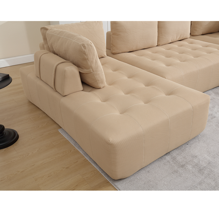 Buy farmhouse furniture The Cielo Modular Combination U-shaped Upholstered Free Combination Sofa - Modern Cottage Farmhouse Furniture