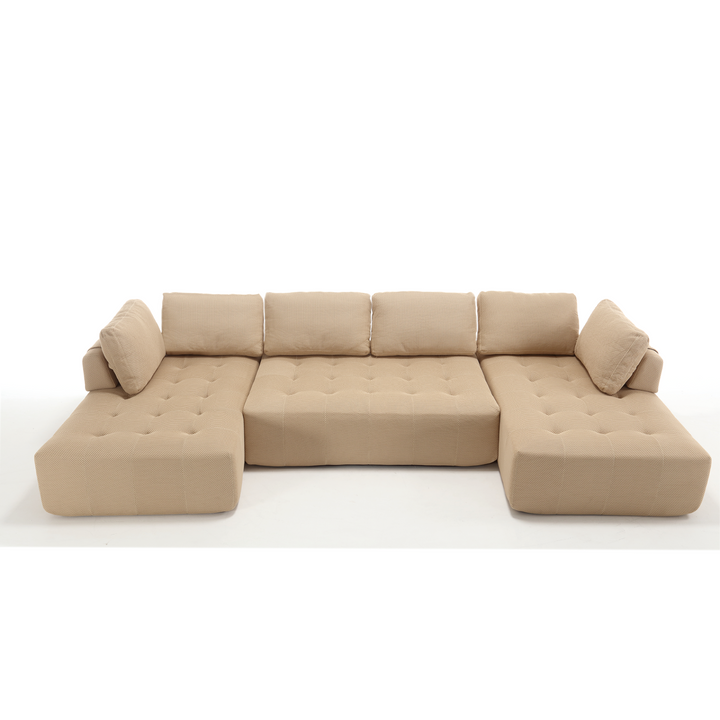 Buy farmhouse furniture The Cielo Modular Combination U-shaped Upholstered Free Combination Sofa - Modern Cottage Farmhouse Furniture