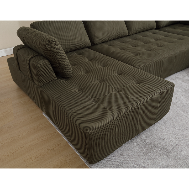 Buy farmhouse furniture The Cielo Modular Combination U-shaped Upholstered Free Combination Sofa - Modern Cottage Farmhouse Furniture
