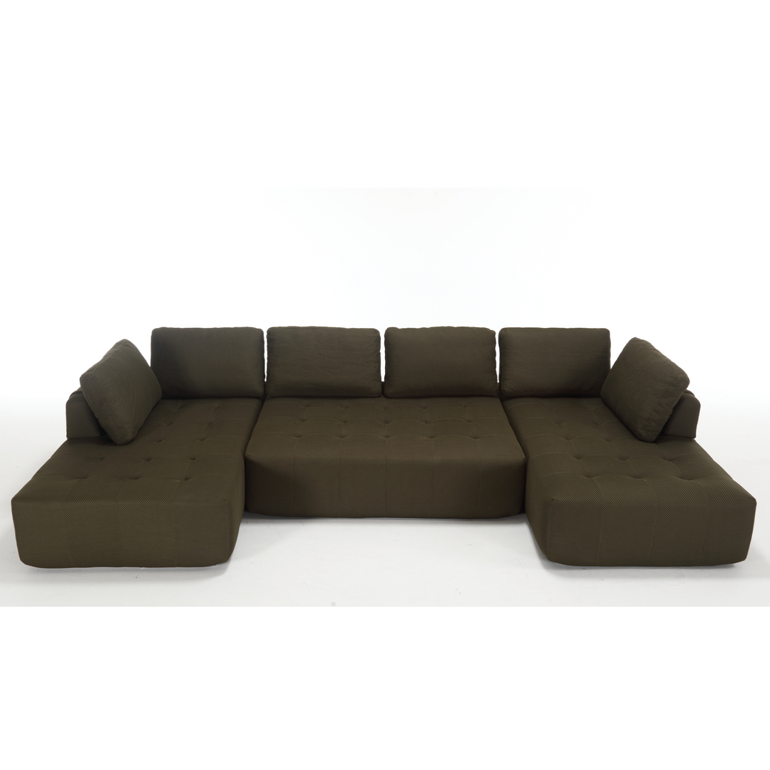 Buy farmhouse furniture The Cielo Modular Combination U-shaped Upholstered Free Combination Sofa - Modern Cottage Farmhouse Furniture