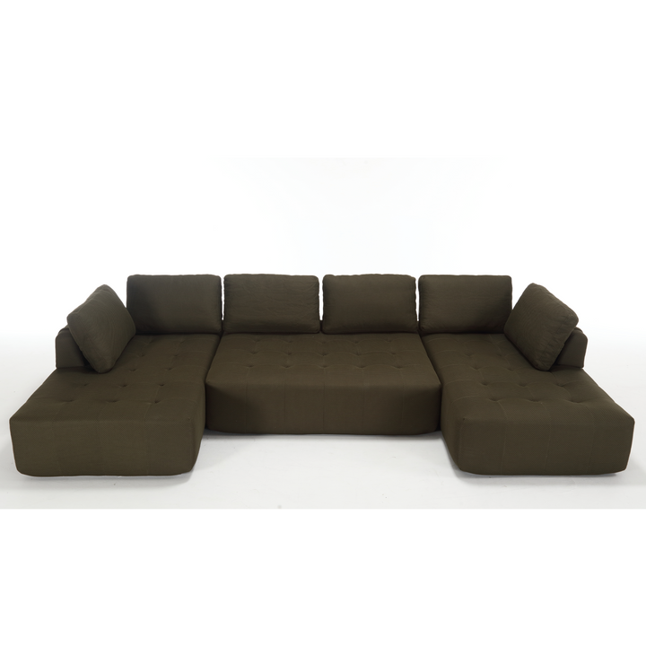 Buy farmhouse furniture The Cielo Modular Combination U-shaped Upholstered Free Combination Sofa - Modern Cottage Farmhouse Furniture