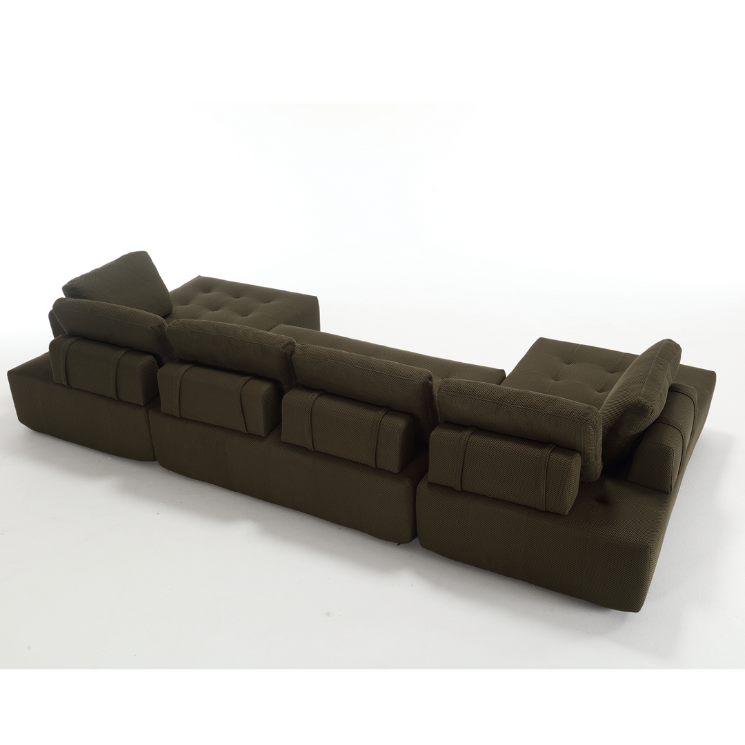 Buy farmhouse furniture The Cielo Modular Combination U-shaped Upholstered Free Combination Sofa - Modern Cottage Farmhouse Furniture