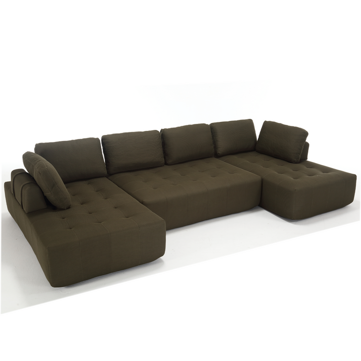 Buy farmhouse furniture The Cielo Modular Combination U-shaped Upholstered Free Combination Sofa - Modern Cottage Farmhouse Furniture