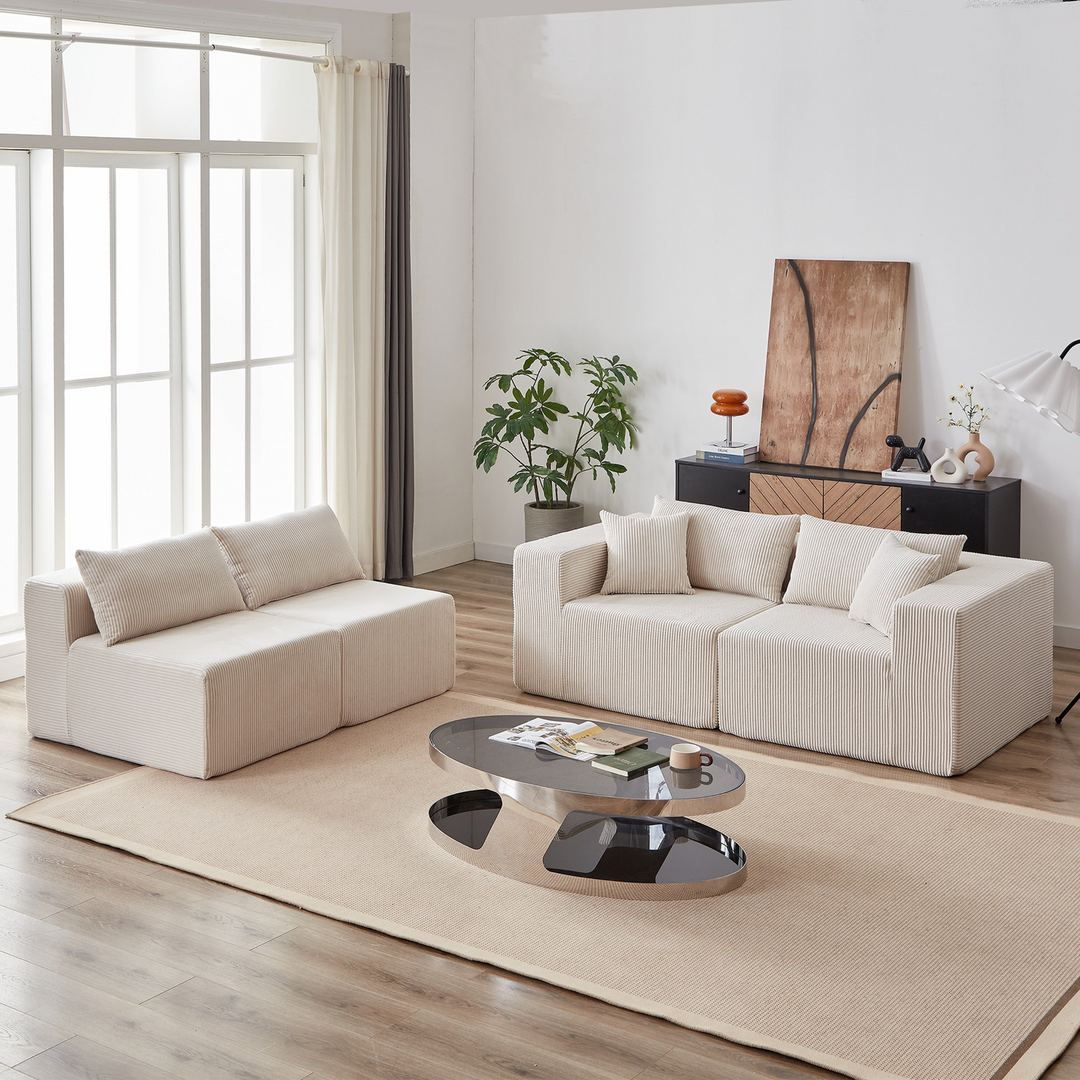 Buy farmhouse furniture La Kei • Upholstered European Farmhouse Style Modular L Shaped Sectional Sofa - Modern Cottage Farmhouse Furniture