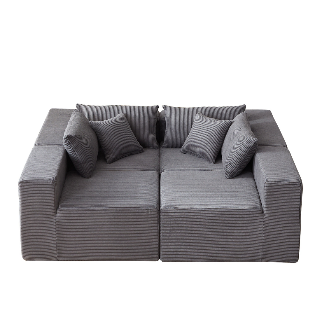 Buy farmhouse furniture La Kei • Upholstered European Farmhouse Style Modular L Shaped Sectional Sofa - Modern Cottage Farmhouse Furniture