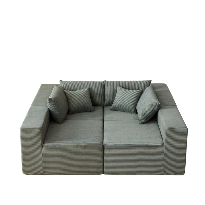 Buy farmhouse furniture La Kei • Upholstered European Farmhouse Style Modular L Shaped Sectional Sofa - Modern Cottage Farmhouse Furniture