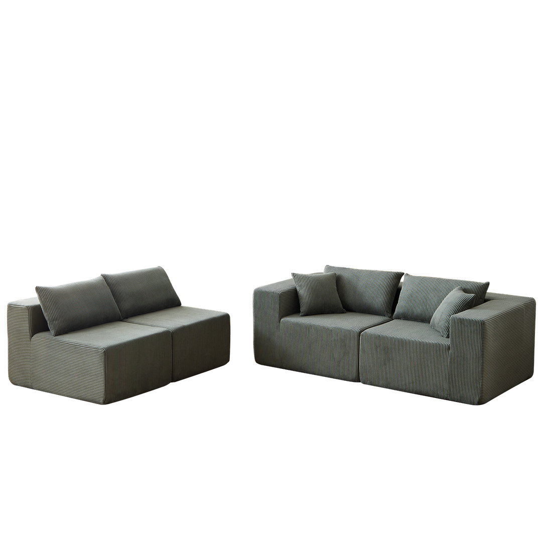 Buy farmhouse furniture La Kei • Upholstered European Farmhouse Style Modular L Shaped Sectional Sofa - Modern Cottage Farmhouse Furniture