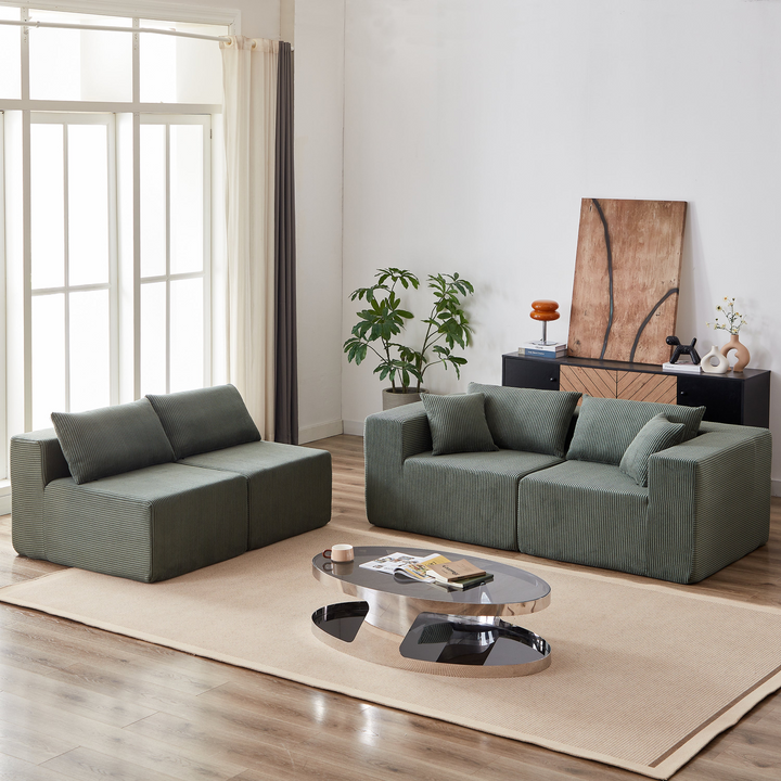 Buy farmhouse furniture La Kei • Upholstered European Farmhouse Style Modular L Shaped Sectional Sofa - Modern Cottage Farmhouse Furniture