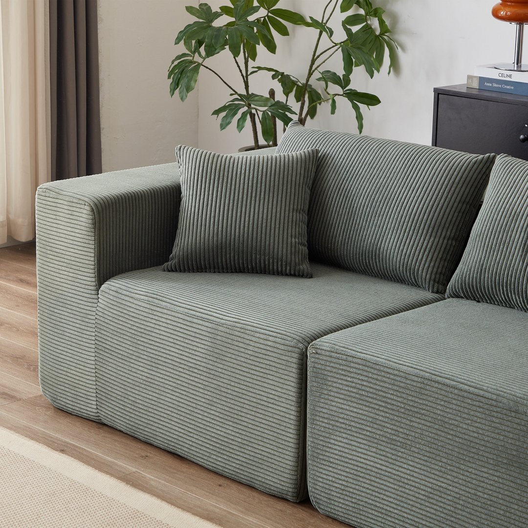 Buy farmhouse furniture La Kei • Upholstered European Farmhouse Style Modular L Shaped Sectional Sofa - Modern Cottage Farmhouse Furniture