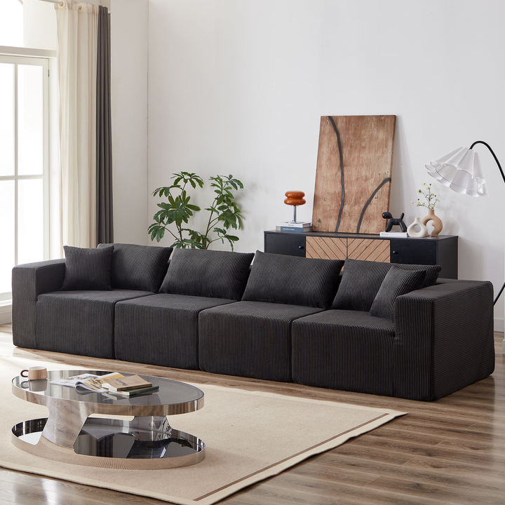 Buy farmhouse furniture La Kei • Upholstered European Farmhouse Style Modular L Shaped Sectional Sofa - Modern Cottage Farmhouse Furniture