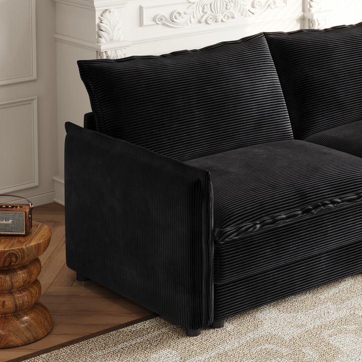 Buy farmhouse furniture La Brisa Mediterranean Upholstery Cloud Modular Sectional - Modern Cottage Farmhouse Furniture