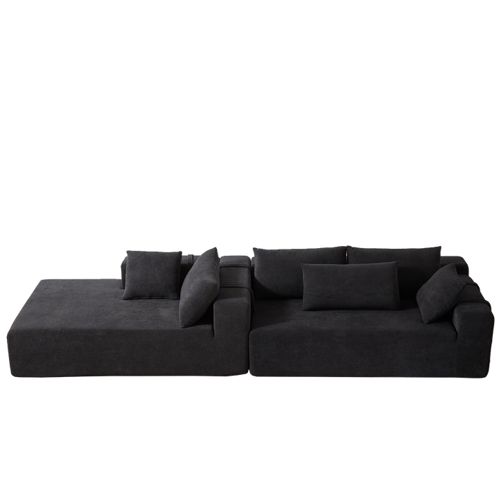 Buy farmhouse furniture The Casa Bianca • Modern European Farmhouse Modular L-Shaped Sofa Sectional - Modern Cottage Farmhouse Furniture