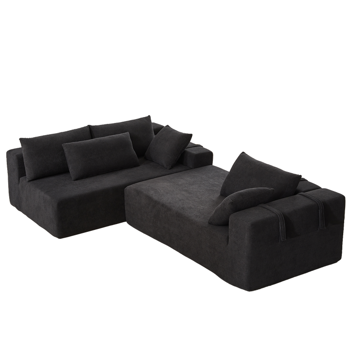 Buy farmhouse furniture The Casa Bianca • Modern European Farmhouse Modular L-Shaped Sofa Sectional - Modern Cottage Farmhouse Furniture