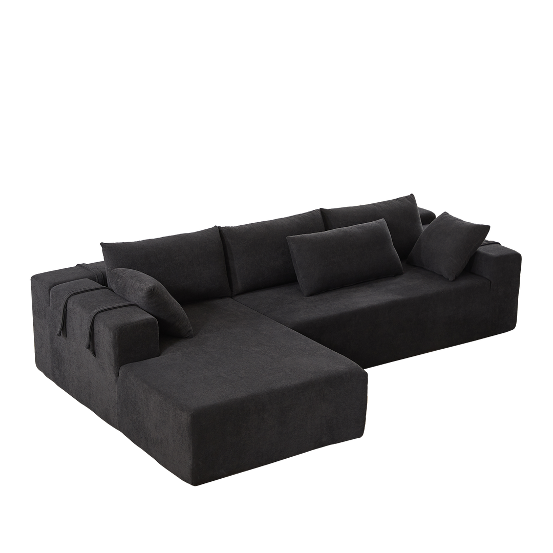 Buy farmhouse furniture The Casa Bianca • Modern European Farmhouse Modular L-Shaped Sofa Sectional - Modern Cottage Farmhouse Furniture