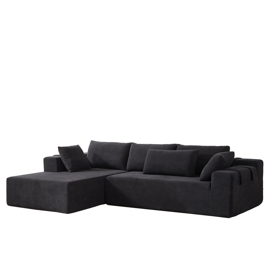 Buy farmhouse furniture The Casa Bianca • Modern European Farmhouse Modular L-Shaped Sofa Sectional - Modern Cottage Farmhouse Furniture