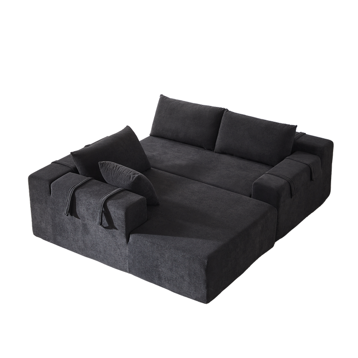 Buy farmhouse furniture The Casa Bianca • Modern European Farmhouse Modular L-Shaped Sofa Sectional - Modern Cottage Farmhouse Furniture