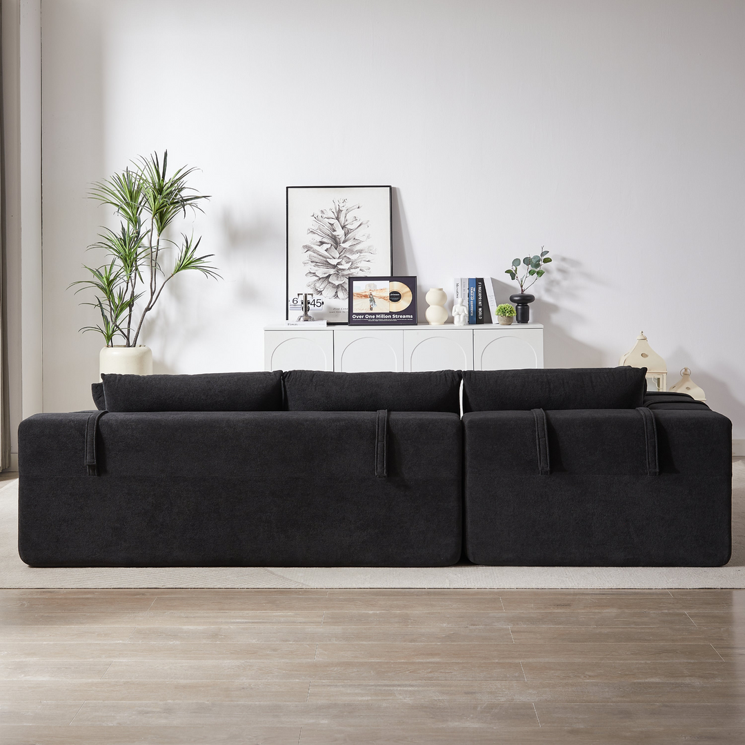 Buy farmhouse furniture The Casa Bianca • Modern European Farmhouse Modular L-Shaped Sofa Sectional - Modern Cottage Farmhouse Furniture