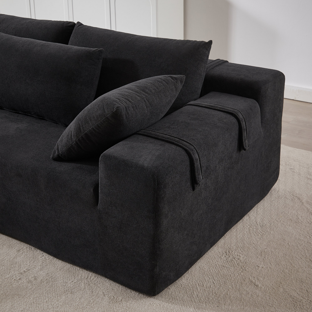 Buy farmhouse furniture The Casa Bianca • Modern European Farmhouse Modular L-Shaped Sofa Sectional - Modern Cottage Farmhouse Furniture