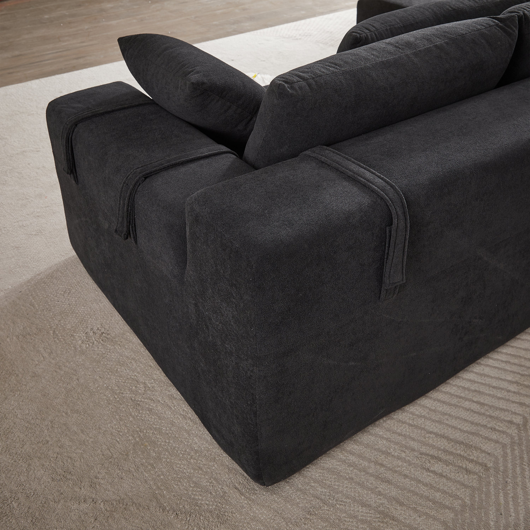 Buy farmhouse furniture The Casa Bianca • Modern European Farmhouse Modular L-Shaped Sofa Sectional - Modern Cottage Farmhouse Furniture