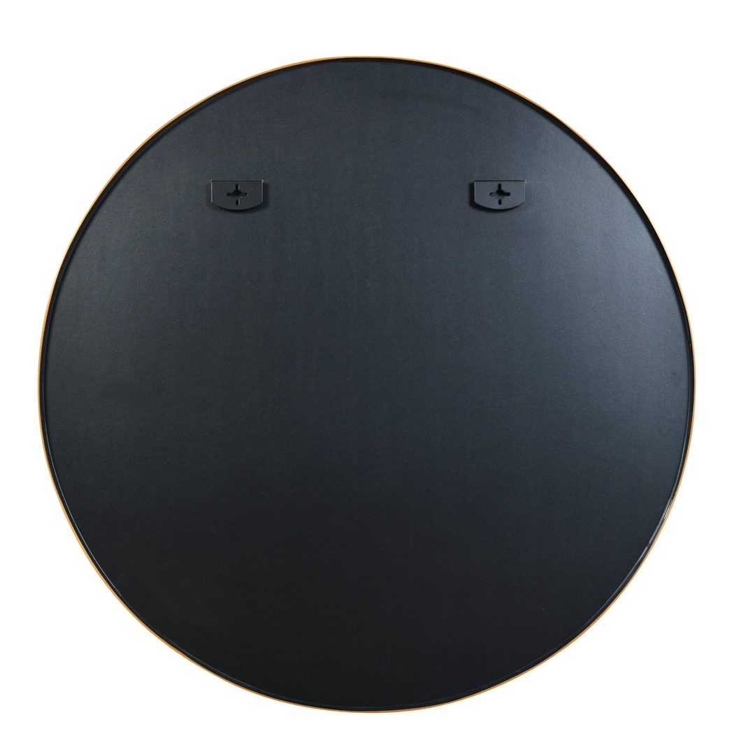 Buy farmhouse furniture Modern Farmhouse Bathroom Mirror | Round Metal Frame, 39 Inch - Modern Cottage Farmhouse Furniture