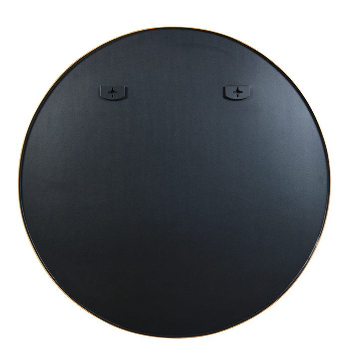 Buy farmhouse furniture Modern Farmhouse Bathroom Mirror | Round Metal Frame, 39 Inch - Modern Cottage Farmhouse Furniture