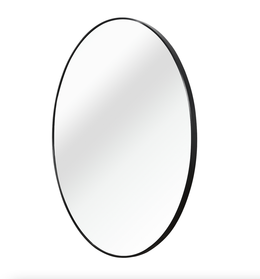 Buy farmhouse furniture Modern Farmhouse Bathroom Mirror | Round Metal Frame, 39 Inch - Modern Cottage Farmhouse Furniture