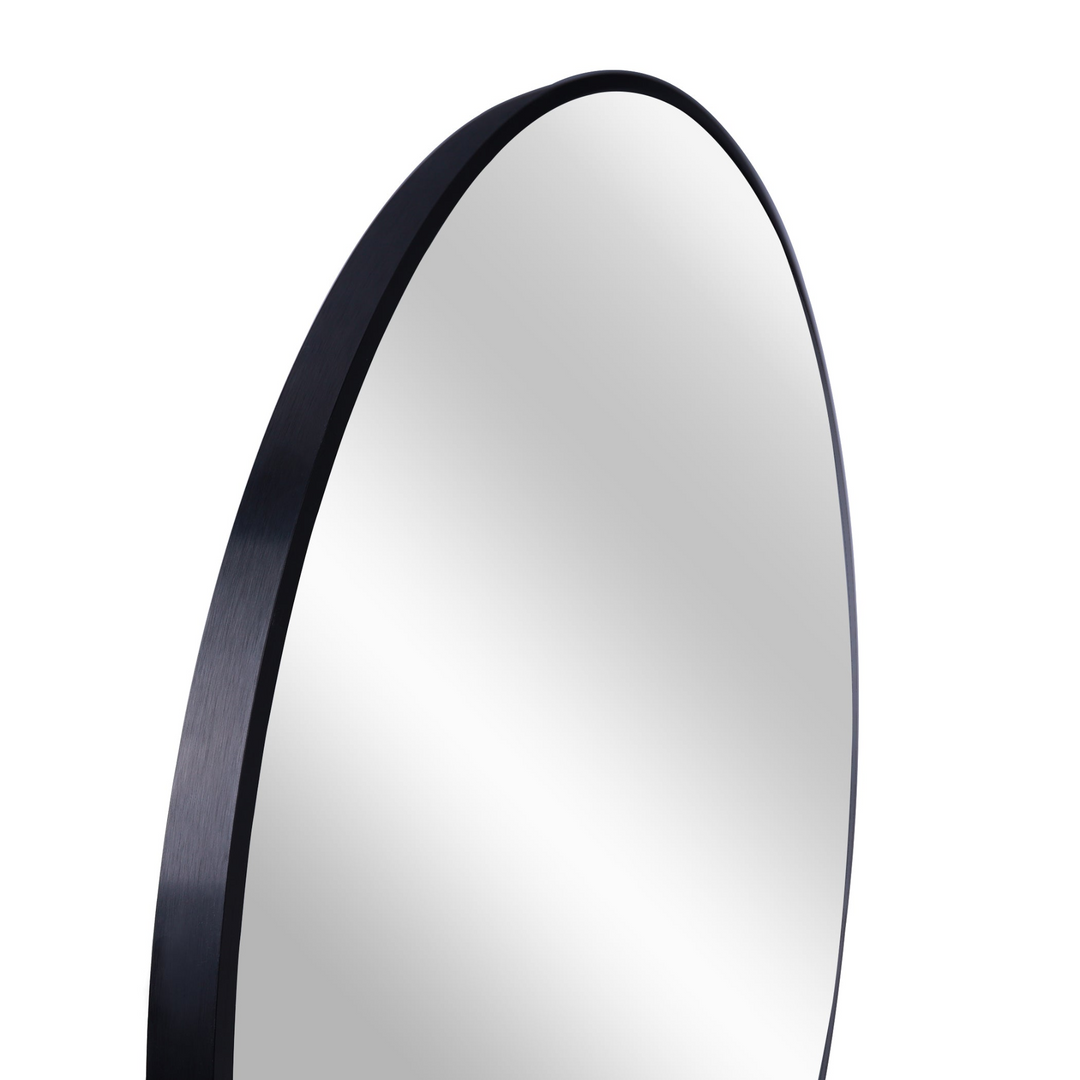 Buy farmhouse furniture Modern Farmhouse Bathroom Mirror | Round Metal Frame, 39 Inch - Modern Cottage Farmhouse Furniture