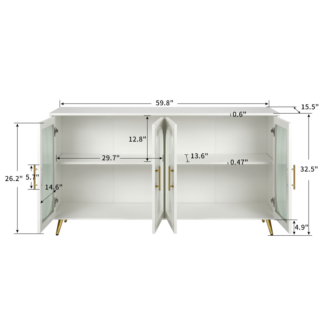 Buy farmhouse furniture Teal TV Stand for 65+ Inch TV Console with Storage Cabinet &amp; Shelves for Living Room - Modern Cottage Farmhouse Furniture