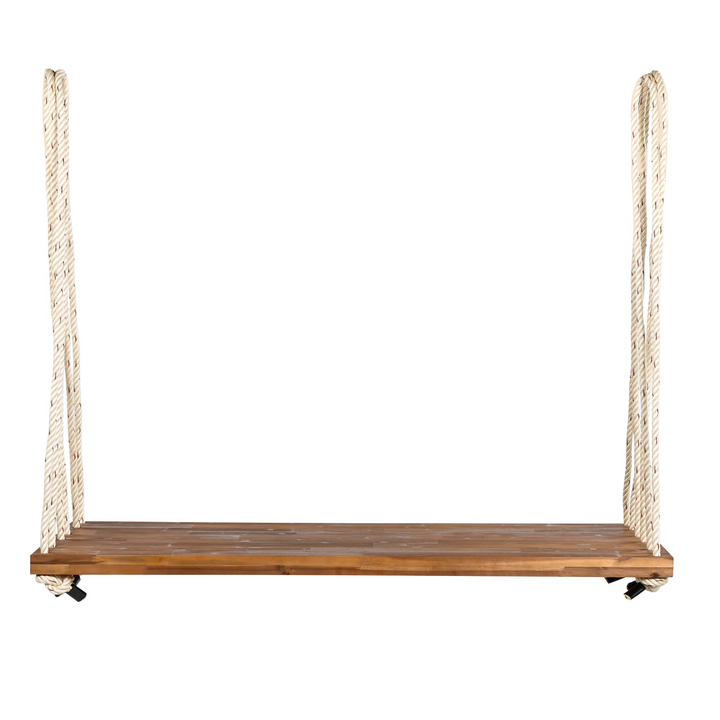 Buy farmhouse furniture Patio Wooden Swing Chair Hanging Porch Swing Bench with Cushion &amp; Pillows - Modern Cottage Farmhouse Furniture
