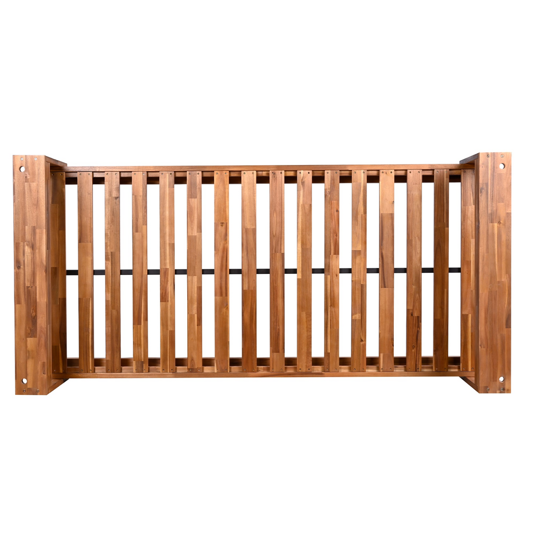 Buy farmhouse furniture Twin Size Porch Swing Bed - Premium Acacia Wood Frame with Durable Hemp Ropes for Backyard Relaxation - Modern Cottage Farmhouse Furniture