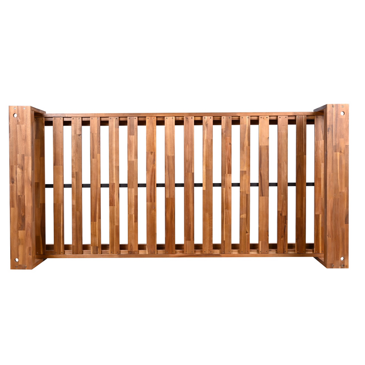 Buy farmhouse furniture Twin Size Porch Swing Bed - Premium Acacia Wood Frame with Durable Hemp Ropes for Backyard Relaxation - Modern Cottage Farmhouse Furniture