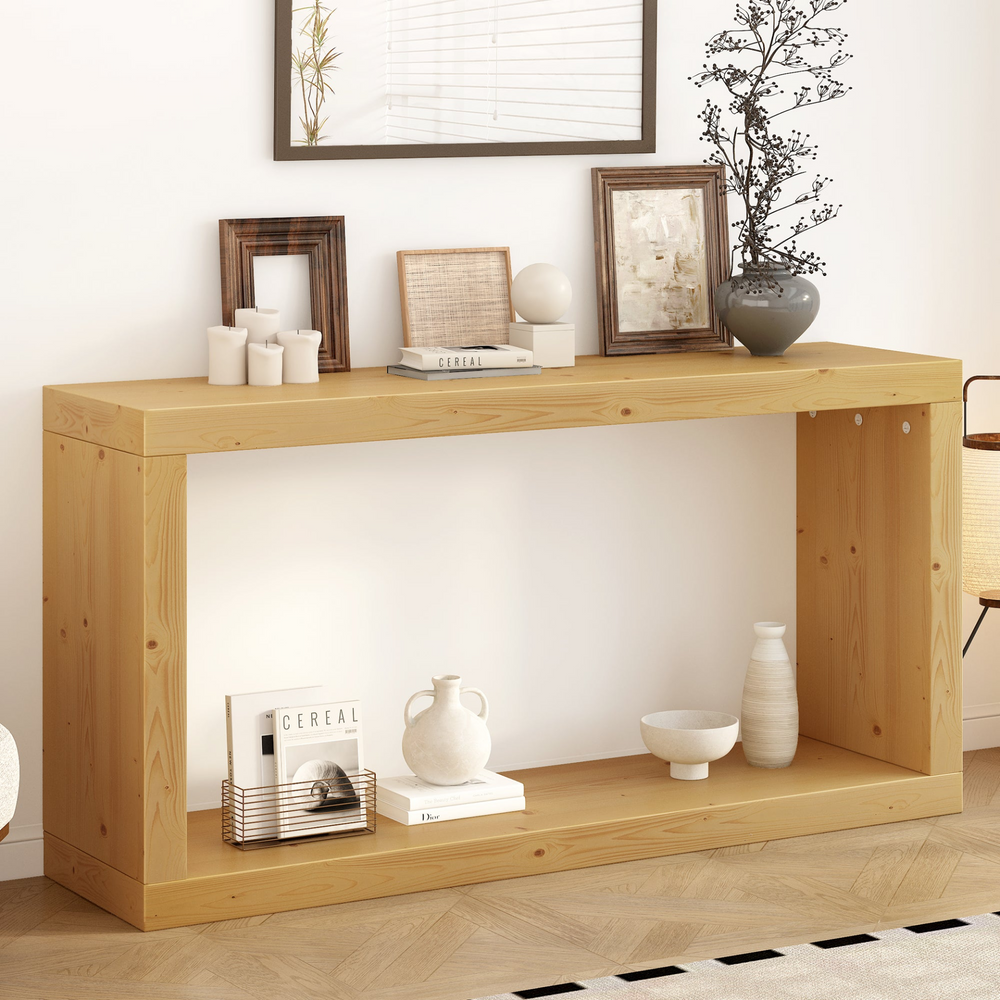 Buy farmhouse furniture Modern Minimalist Square Entrance Table Foyer - Easy Assembly, Stylish Design, Versatile Usage - Modern Cottage Farmhouse Furniture