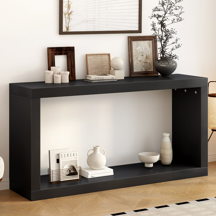 Buy farmhouse furniture Modern Minimalist Square Entrance Table Foyer - Easy Assembly, Stylish Design, Versatile Usage - Modern Cottage Farmhouse Furniture