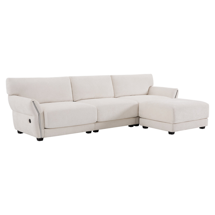 Buy farmhouse furniture Farmhouse Sofa Daybed | Oversized Chenille Couch | White or Brown | Modular Convertible - Modern Cottage Farmhouse Furniture