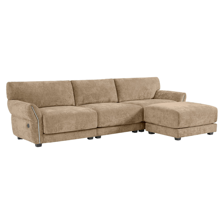 Buy farmhouse furniture Farmhouse Sofa Daybed | Oversized Chenille Couch | White or Brown | Modular Convertible - Modern Cottage Farmhouse Furniture