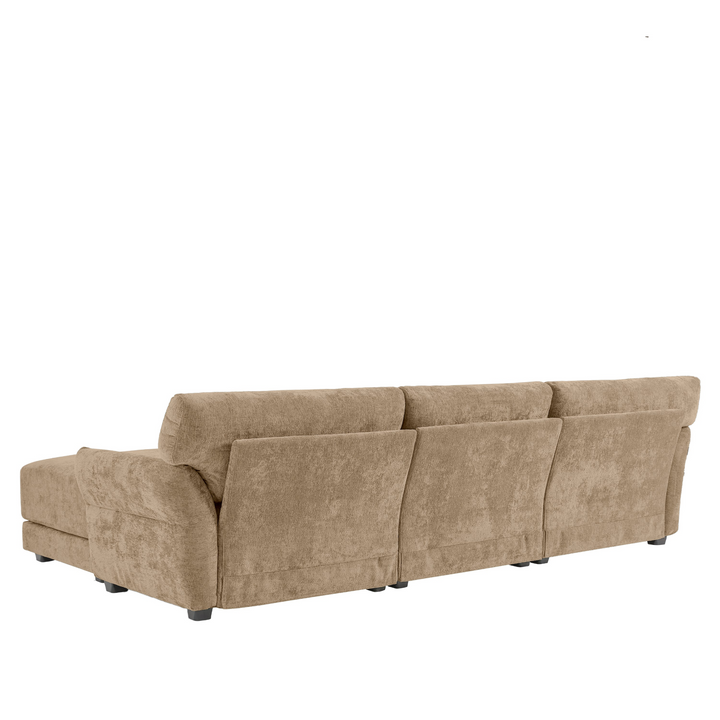 Buy farmhouse furniture Farmhouse Sofa Daybed | Oversized Chenille Couch | White or Brown | Modular Convertible - Modern Cottage Farmhouse Furniture
