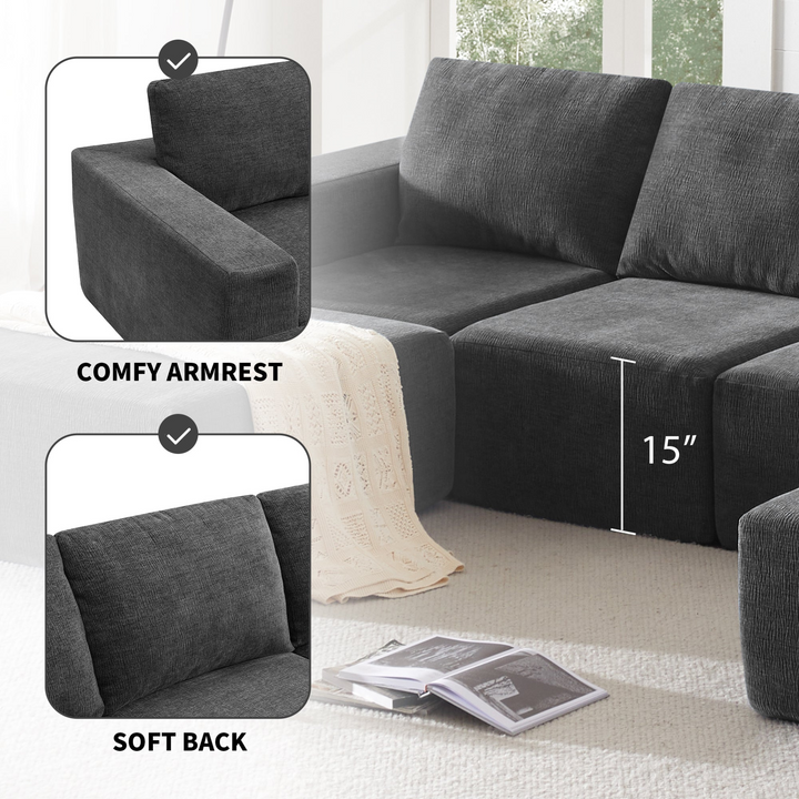 Buy farmhouse furniture Casa Toscana Grande Cloud Mediterranean Sofa Collection - Modern Cottage Farmhouse Furniture