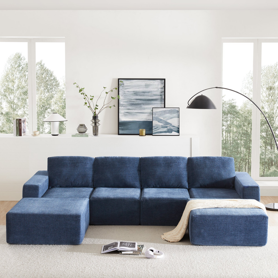 Buy farmhouse furniture Casa Toscana Grande Cloud Mediterranean Sofa Collection - Modern Cottage Farmhouse Furniture