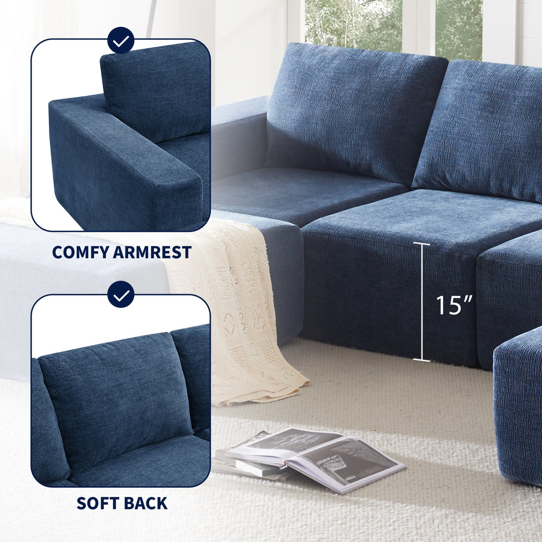 Buy farmhouse furniture Casa Toscana Grande Cloud Mediterranean Sofa Collection - Modern Cottage Farmhouse Furniture