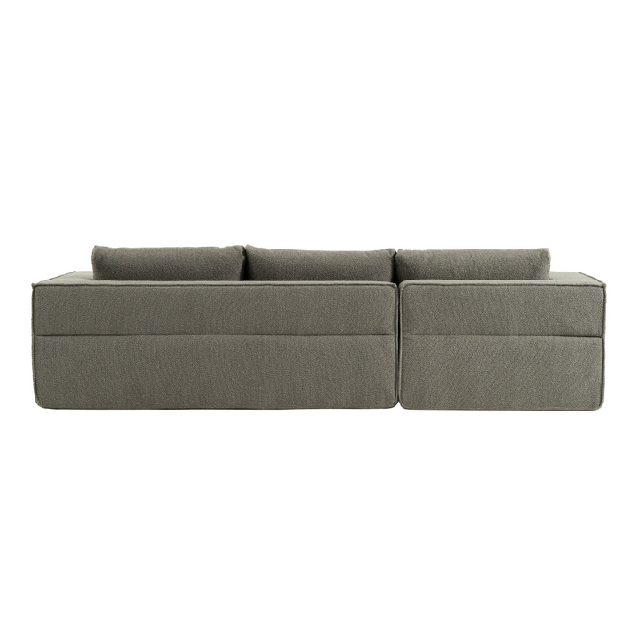 Buy farmhouse furniture The Cannes Mediterranean Modular Wide Seat Boulce Sofa Sectional with Side Table - Modern Cottage Farmhouse Furniture