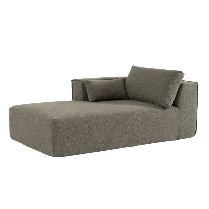 Buy farmhouse furniture The Cannes Mediterranean Modular Wide Seat Boulce Sofa Sectional with Side Table - Modern Cottage Farmhouse Furniture