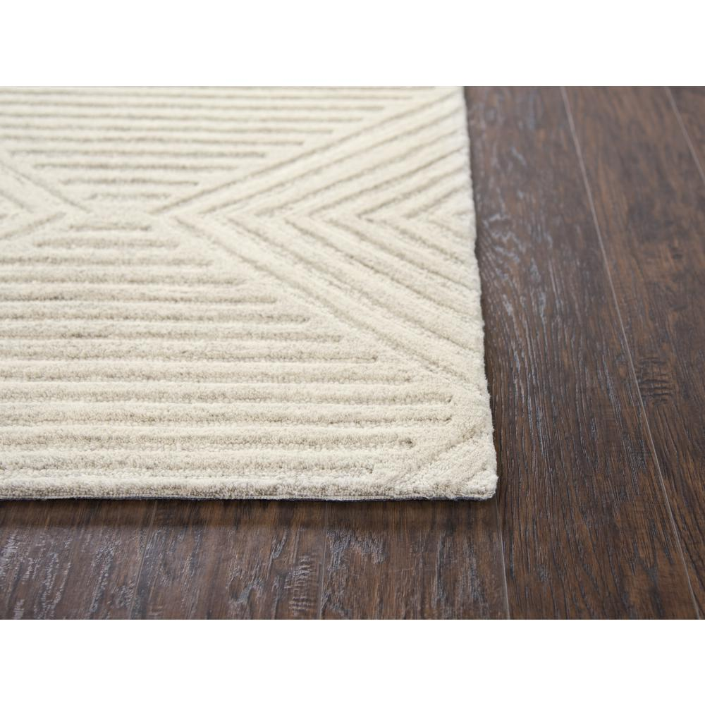Buy farmhouse furniture Hand Tufted Cut &amp; Loop Pile Wool Rug, 9&