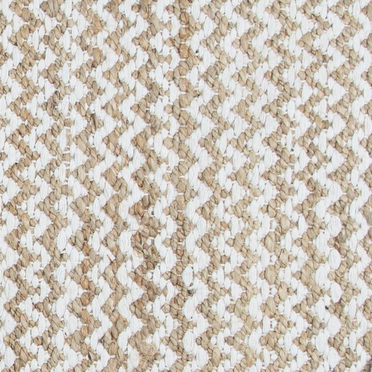 Buy farmhouse furniture Hand Woven Flat Weave Pile Jute/ Wool Rug, 8&